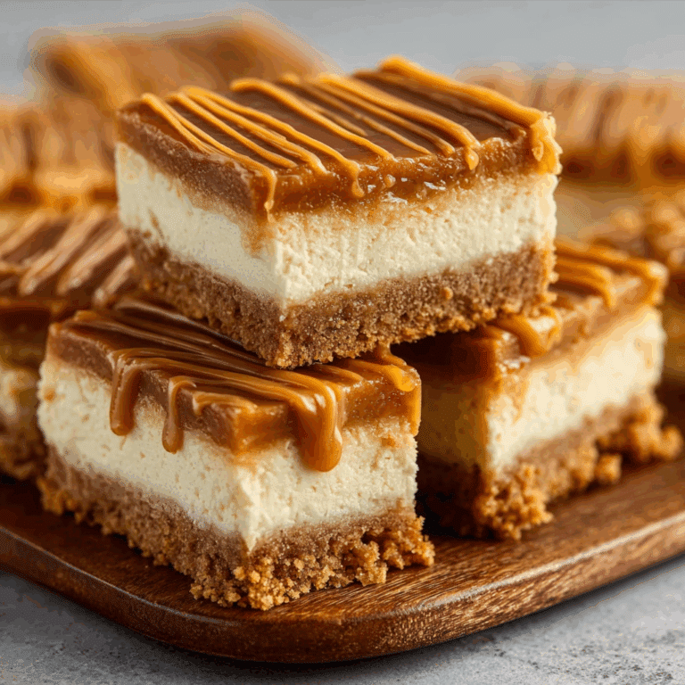 Cookie Butter Caramel Cheesecake Bars Recipe
