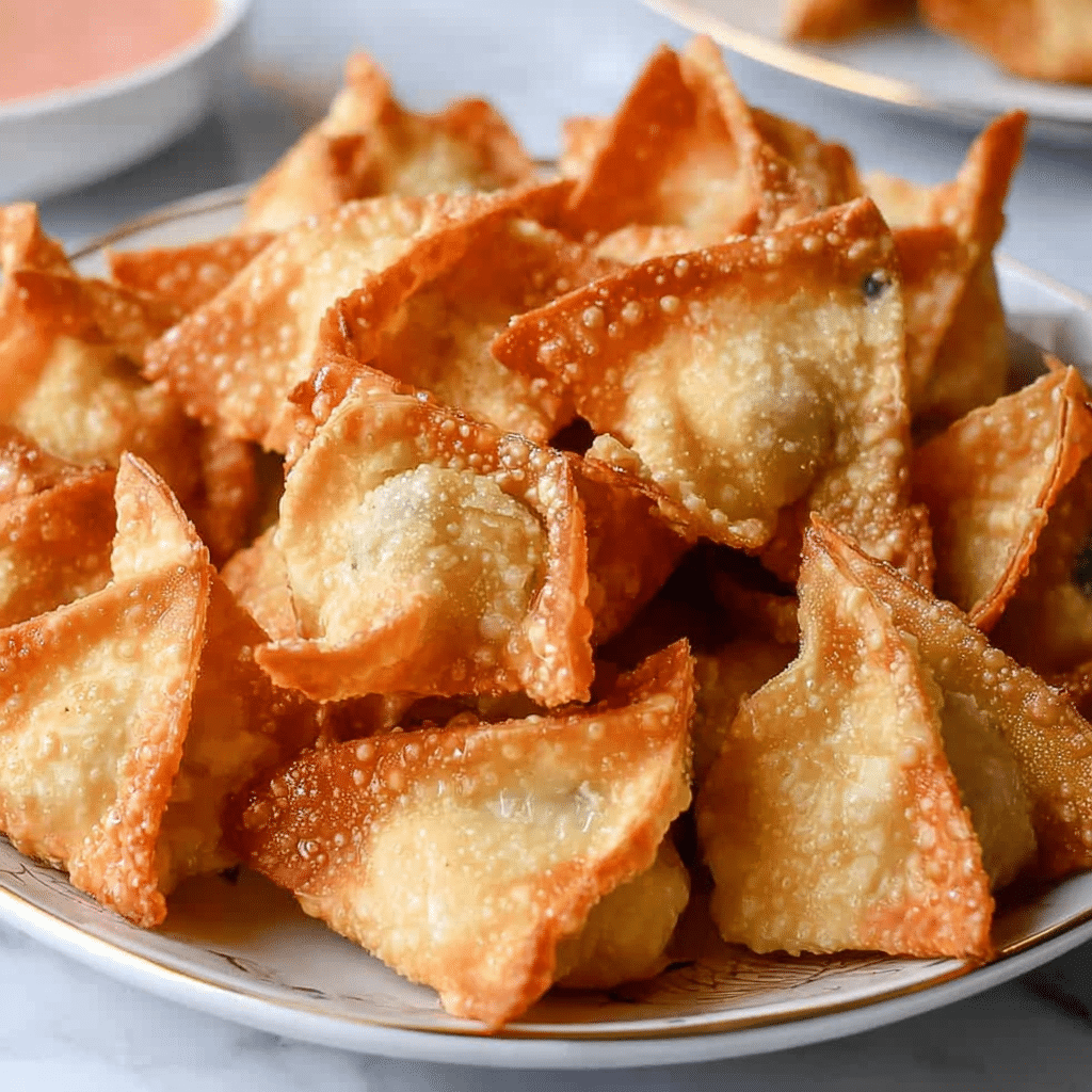 Crab Rangoon with Creamy Filling