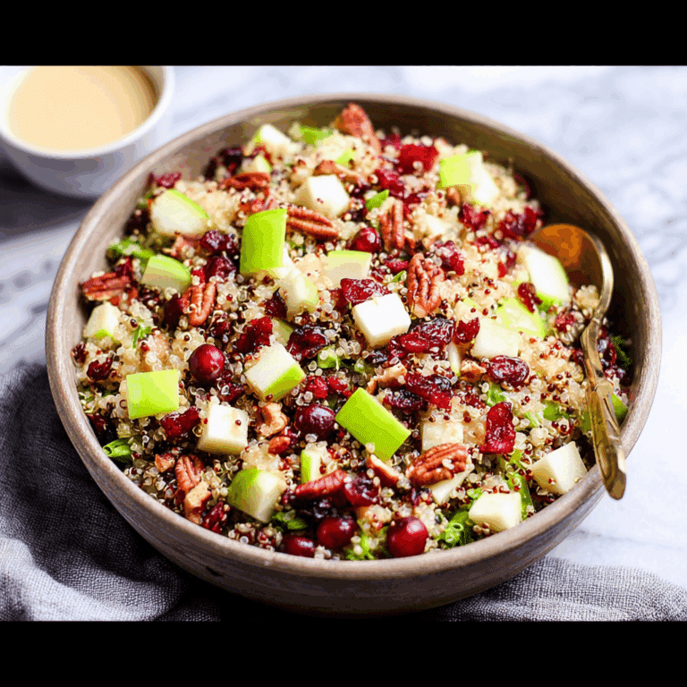 Cranberry Apple Quinoa Salad