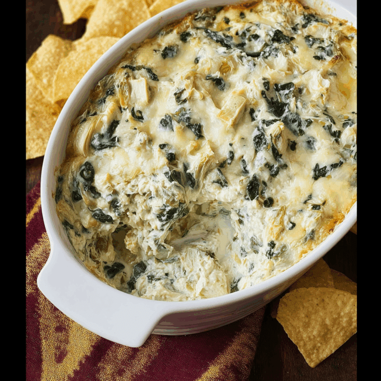 Creamy Spinach Artichoke Dip