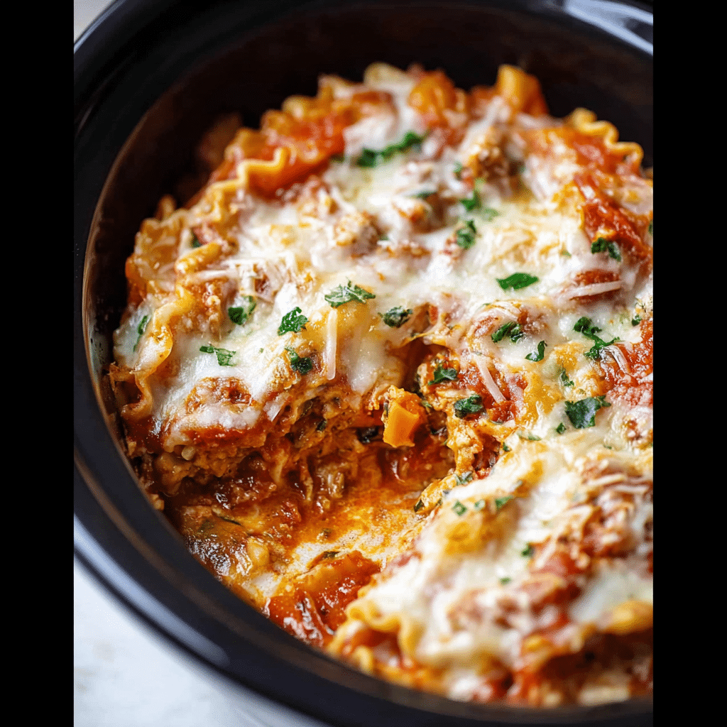 Crock Pot Veggie Lasagna