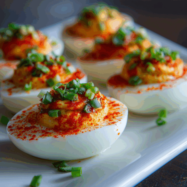 Deviled Eggs with Sriracha