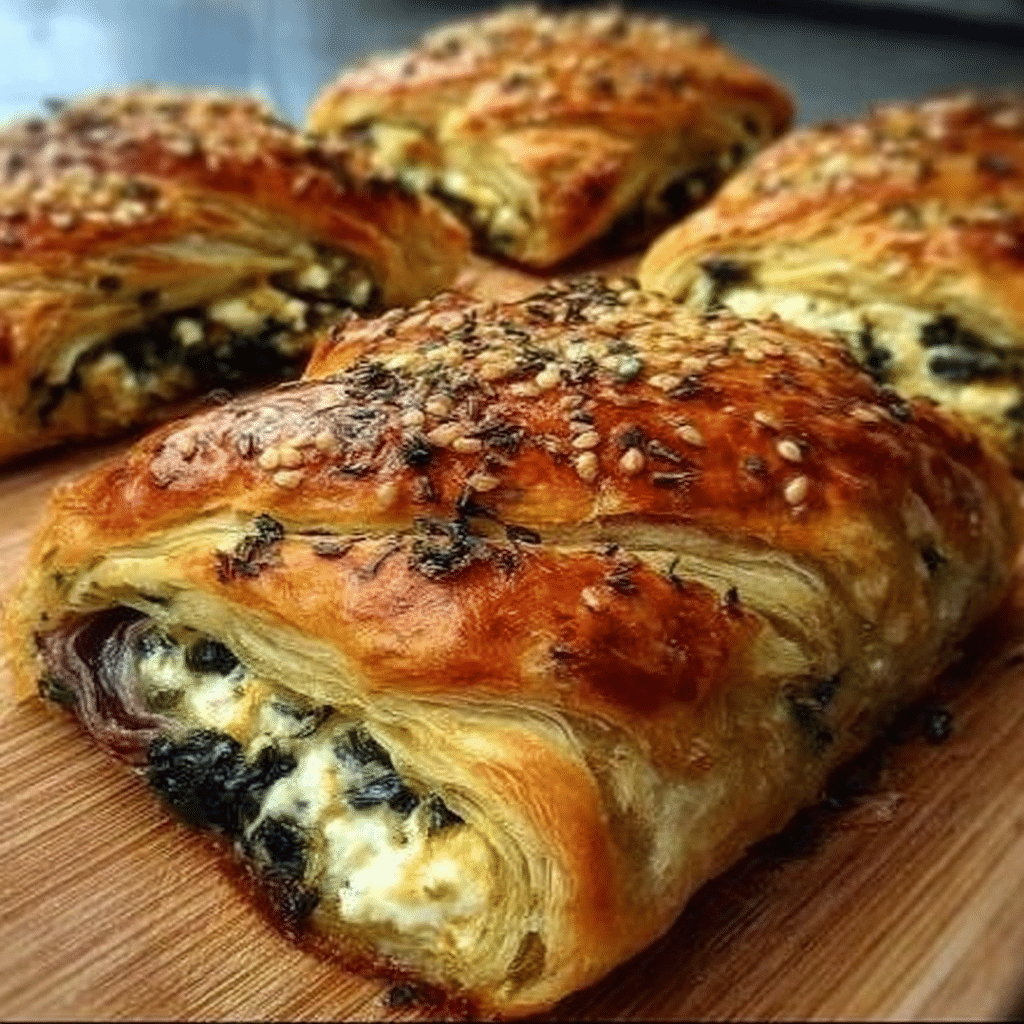 Feta and Red Onion Plait