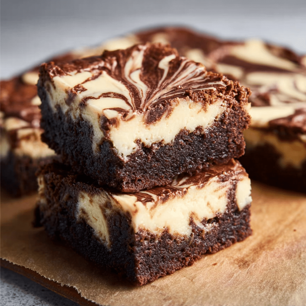 Fudgy Cheesecake Brownies