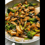 Garlic Chicken with Veggies