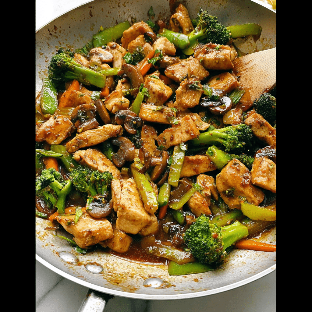 Garlic Chicken with Veggies