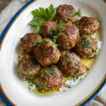 Greek Turkey Meatballs with Fresh Herbs
