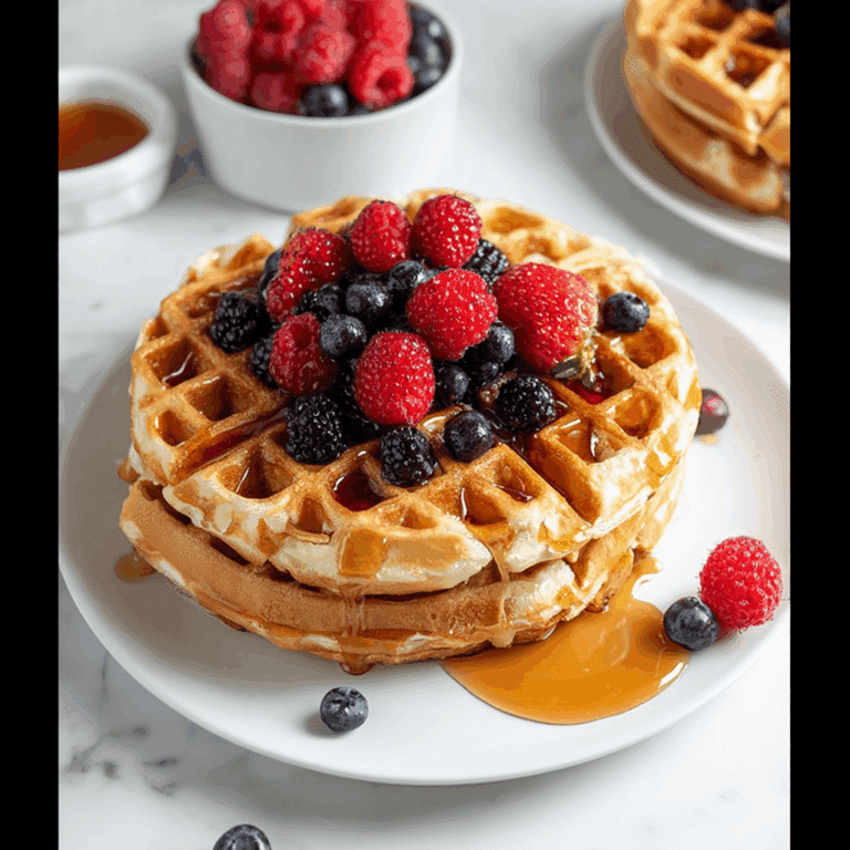 Greek Yogurt Waffles
