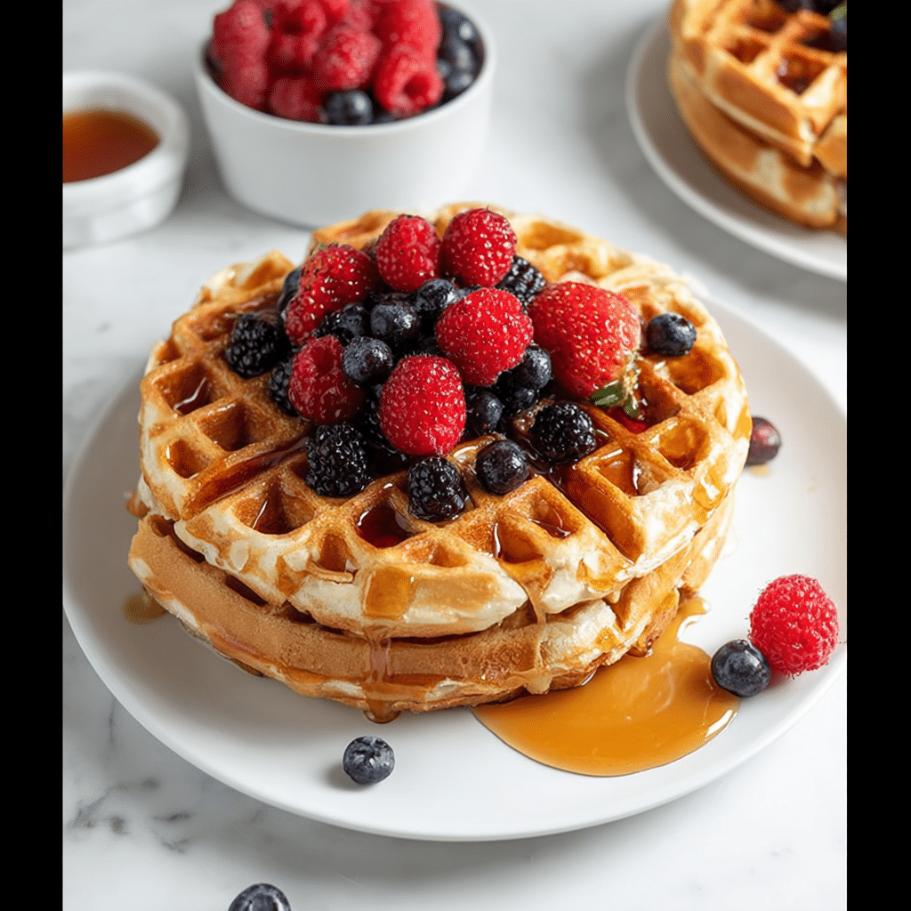 Greek Yogurt Waffles