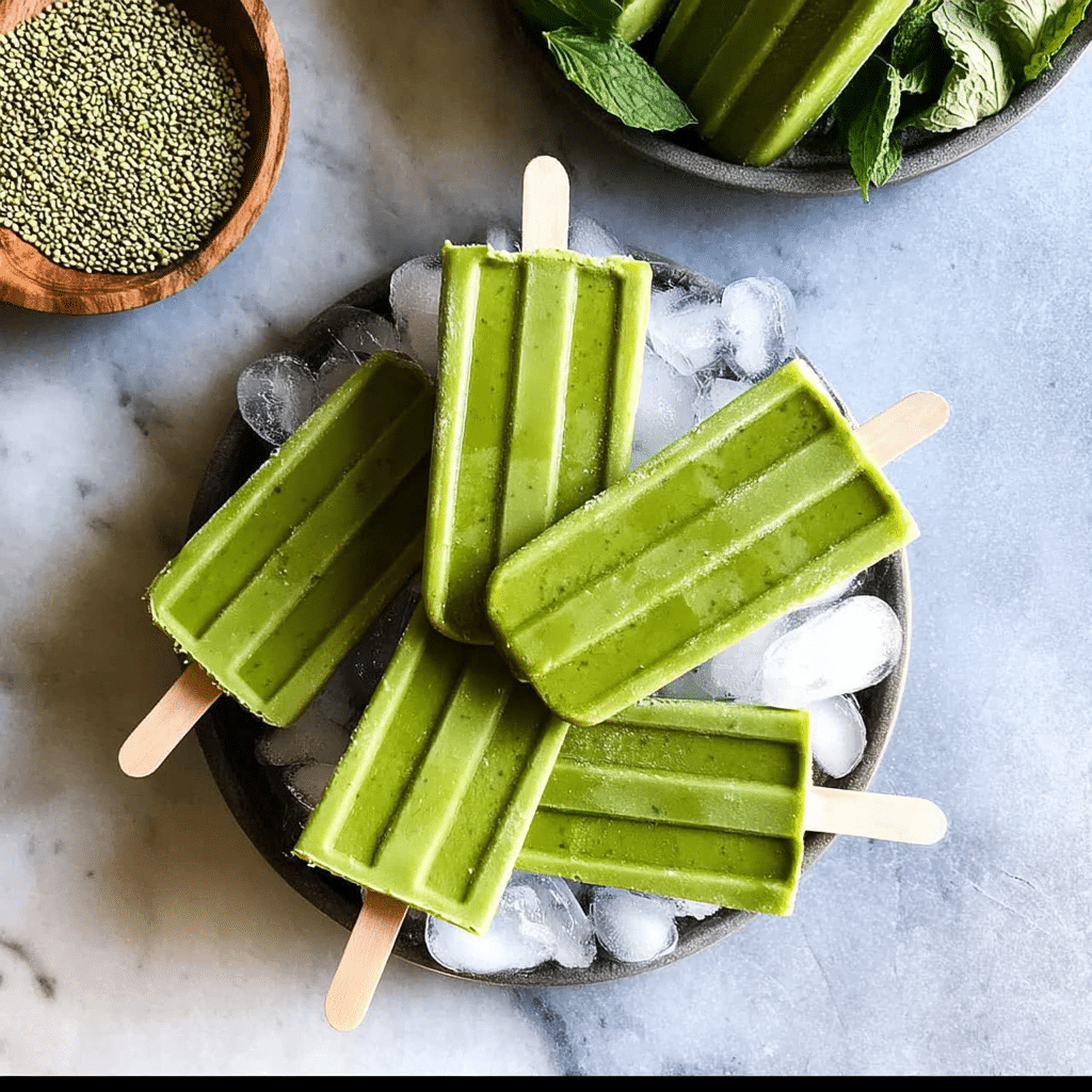 Green Smoothie Popsicles