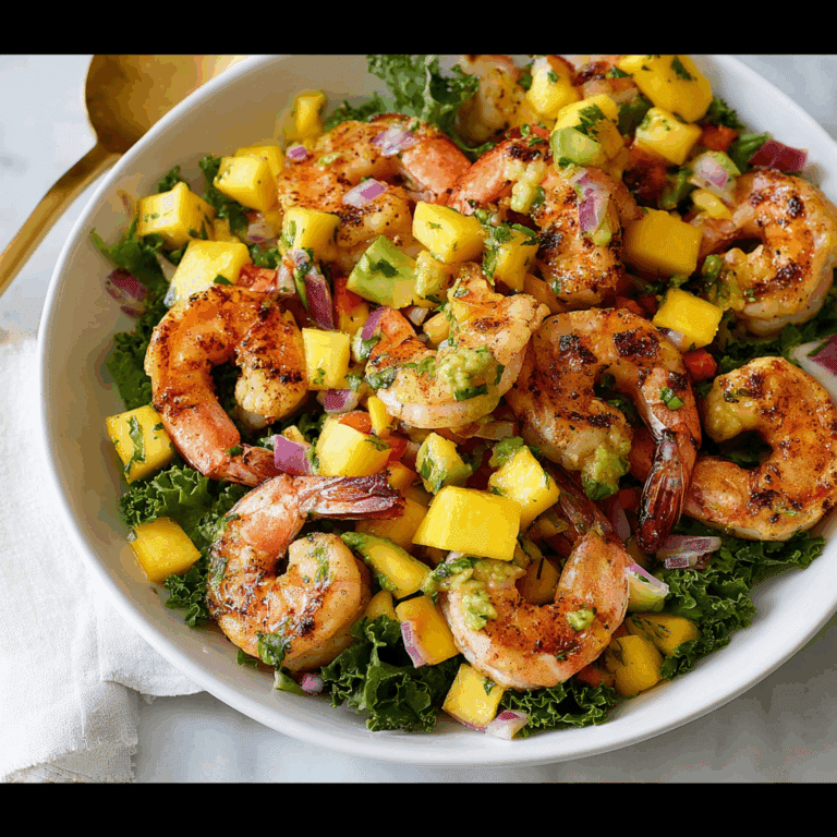 Grilled Chili Lime Shrimp with Mango Salsa