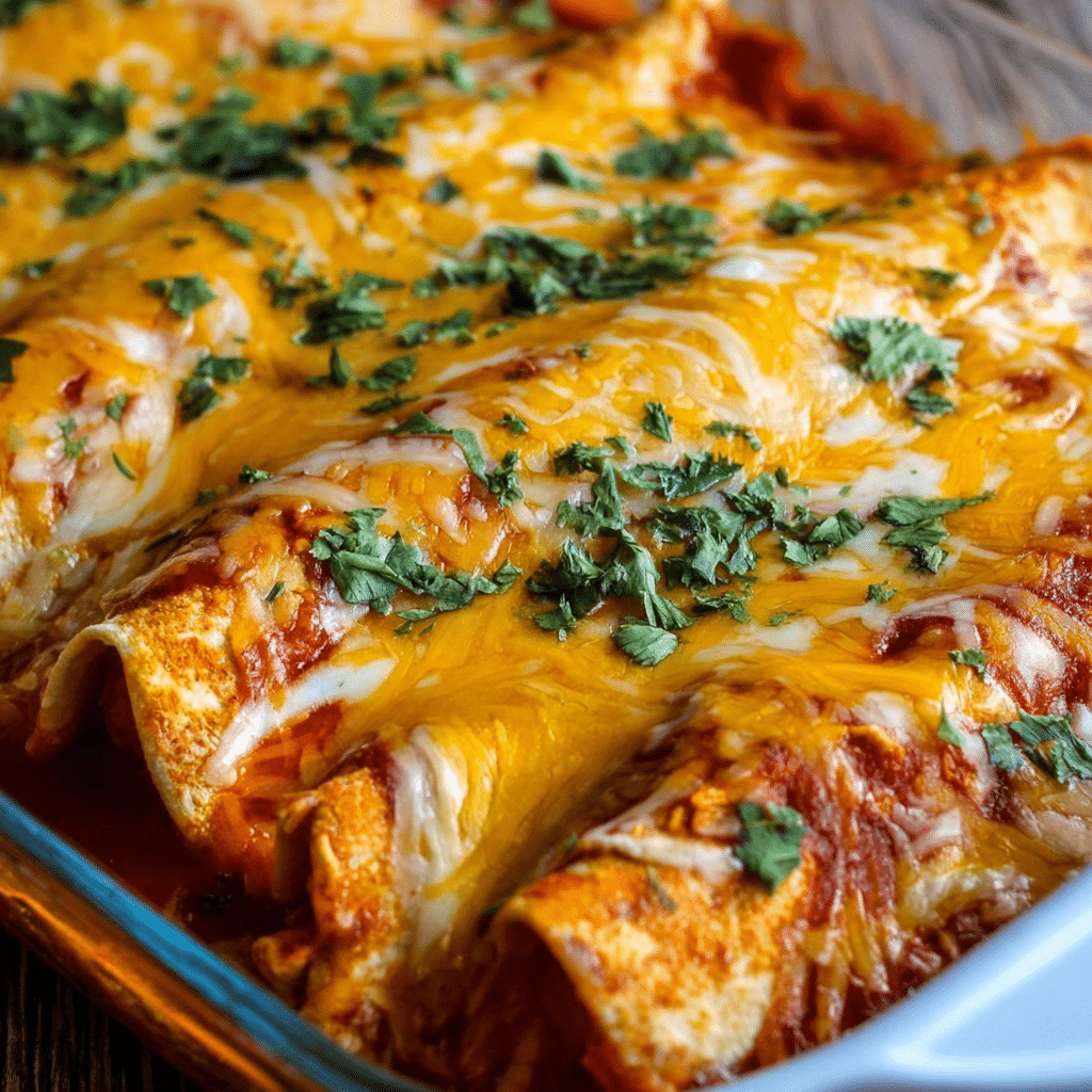 Leftover Turkey Enchiladas
