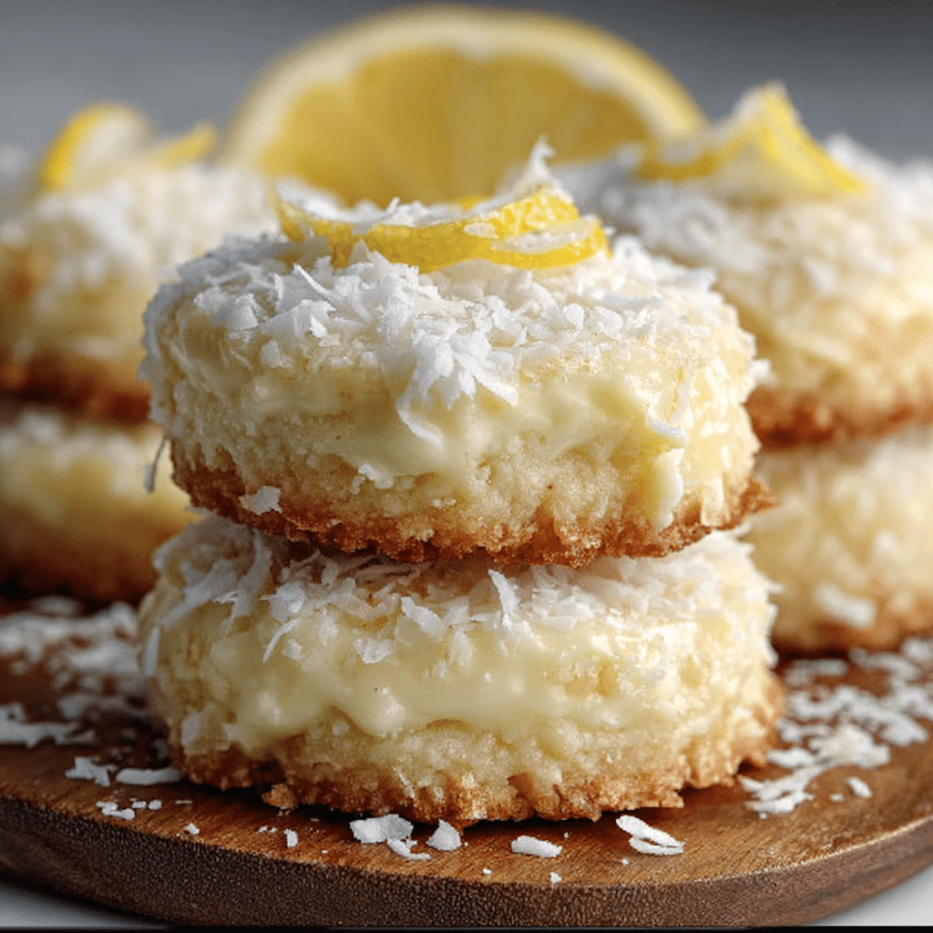 Lemon Coconut Cheesecake Cookies