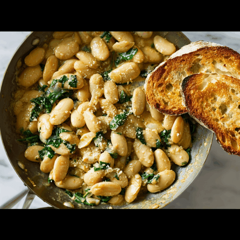 Lemon Garlic Butter Beans