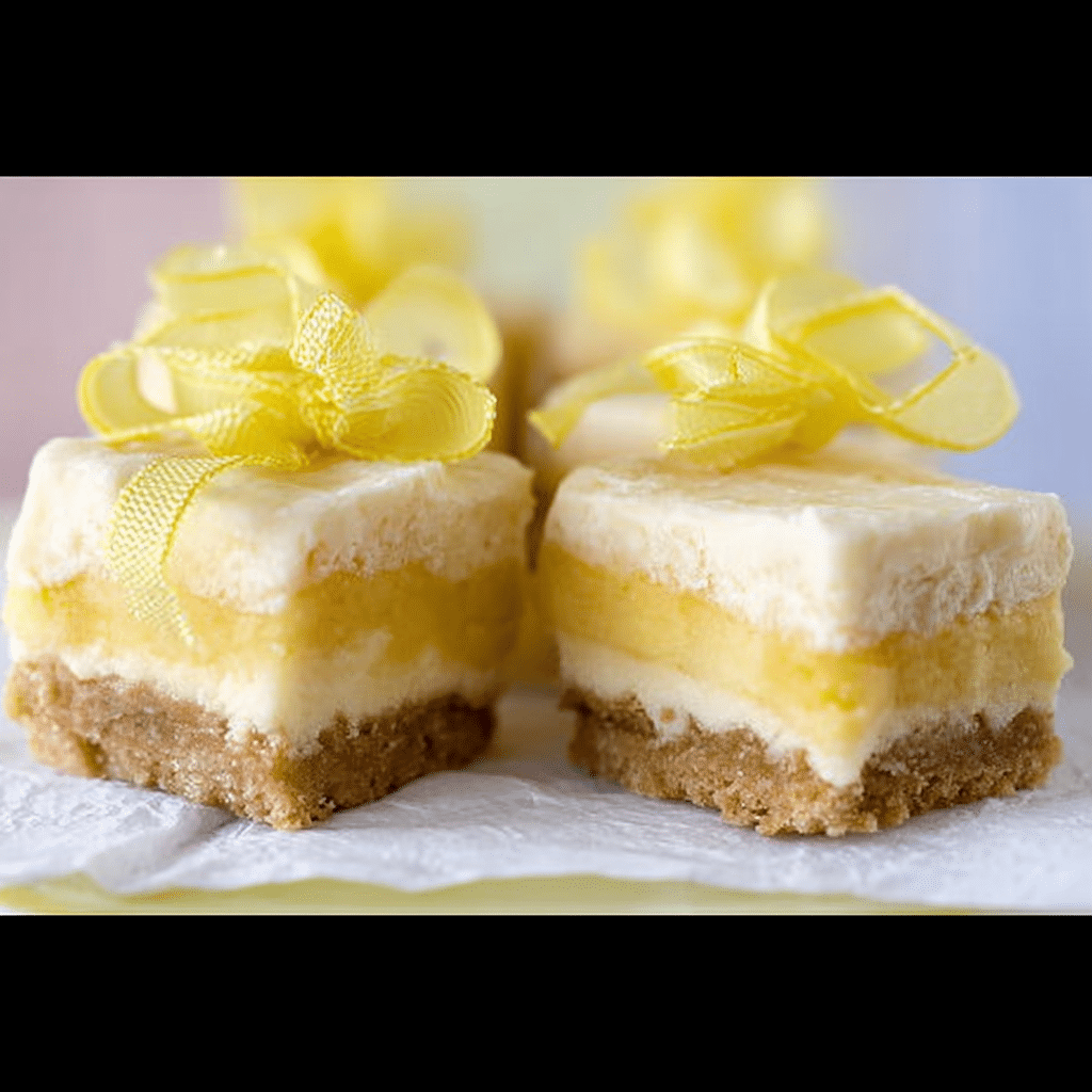 Lemon Ice Cream Bars