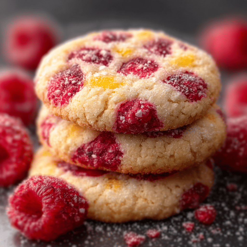 Lemon Raspberry Cookies