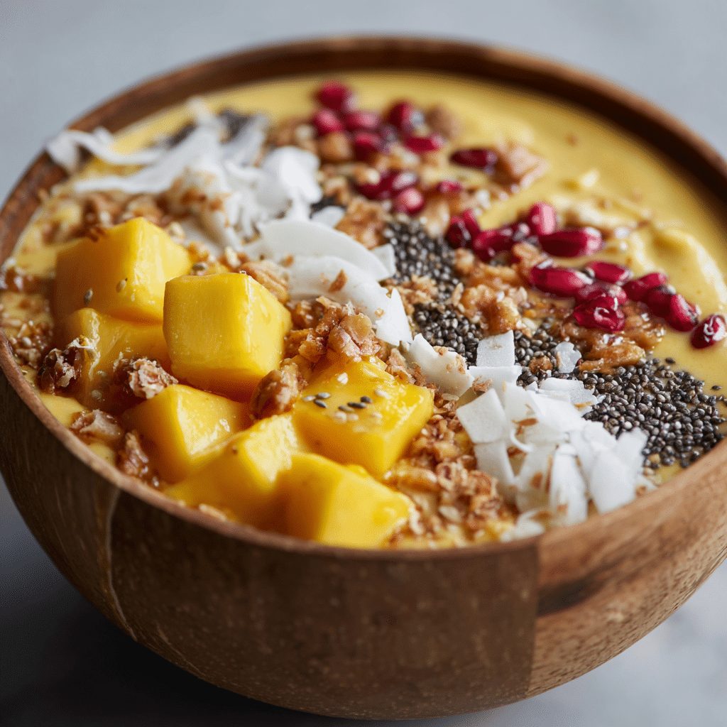 Mango Pineapple Smoothie Bowl