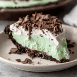 No-Bake Mint Chocolate Pie