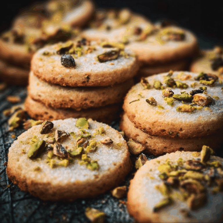 Olive Oil Sugar Cookies with Pistachios