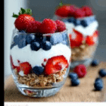 Patriotic Parfaits with Fresh Berries