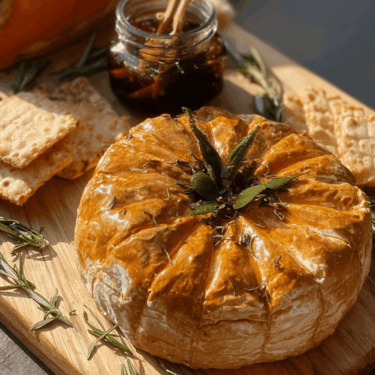 Pumpkin Baked Camembert