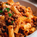 Rigatoni Bolognese