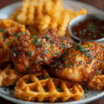 Salt and Pepper Toast Waffle Fries