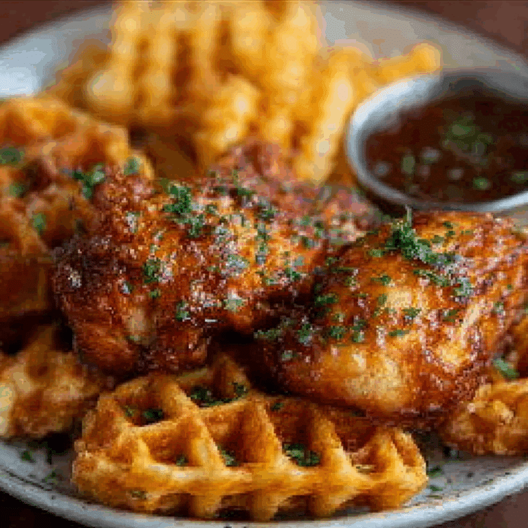 Salt and Pepper Toast Waffle Fries