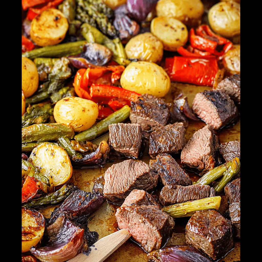 Sheet Pan Steak and Veggies