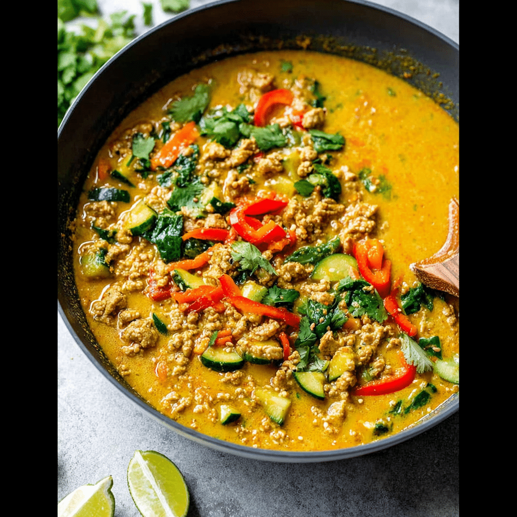 Turkey Curry with Coconut Milk