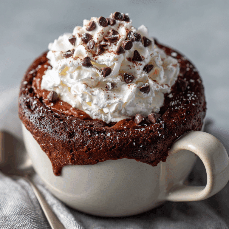 Vegan Chocolate Mug Cake