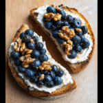 Whipped Ricotta & Blueberry Toast