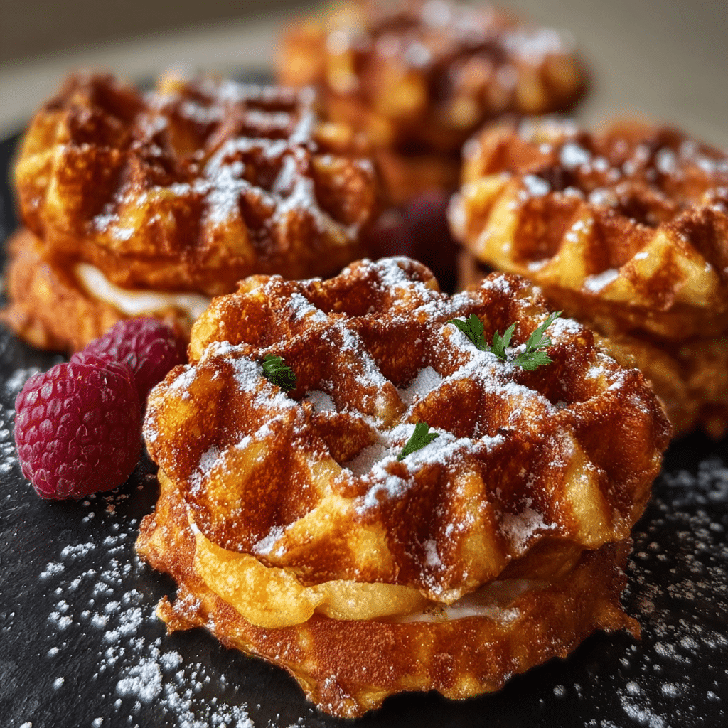 Apple Fritter Waffle Donuts