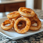 cheezy stuffed mozzarella onion rings
