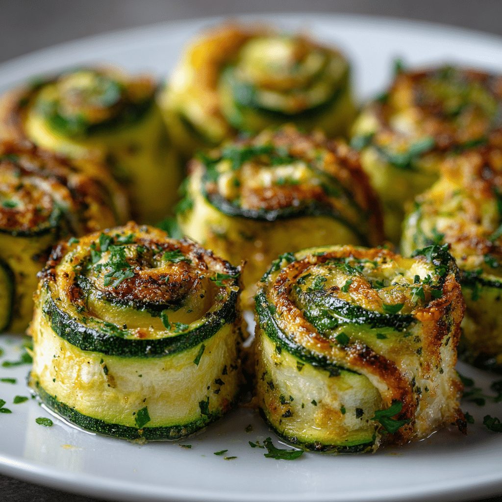 Cramy Zucchini Rolls