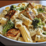 Creamy Meatball and Broccoli Pasta