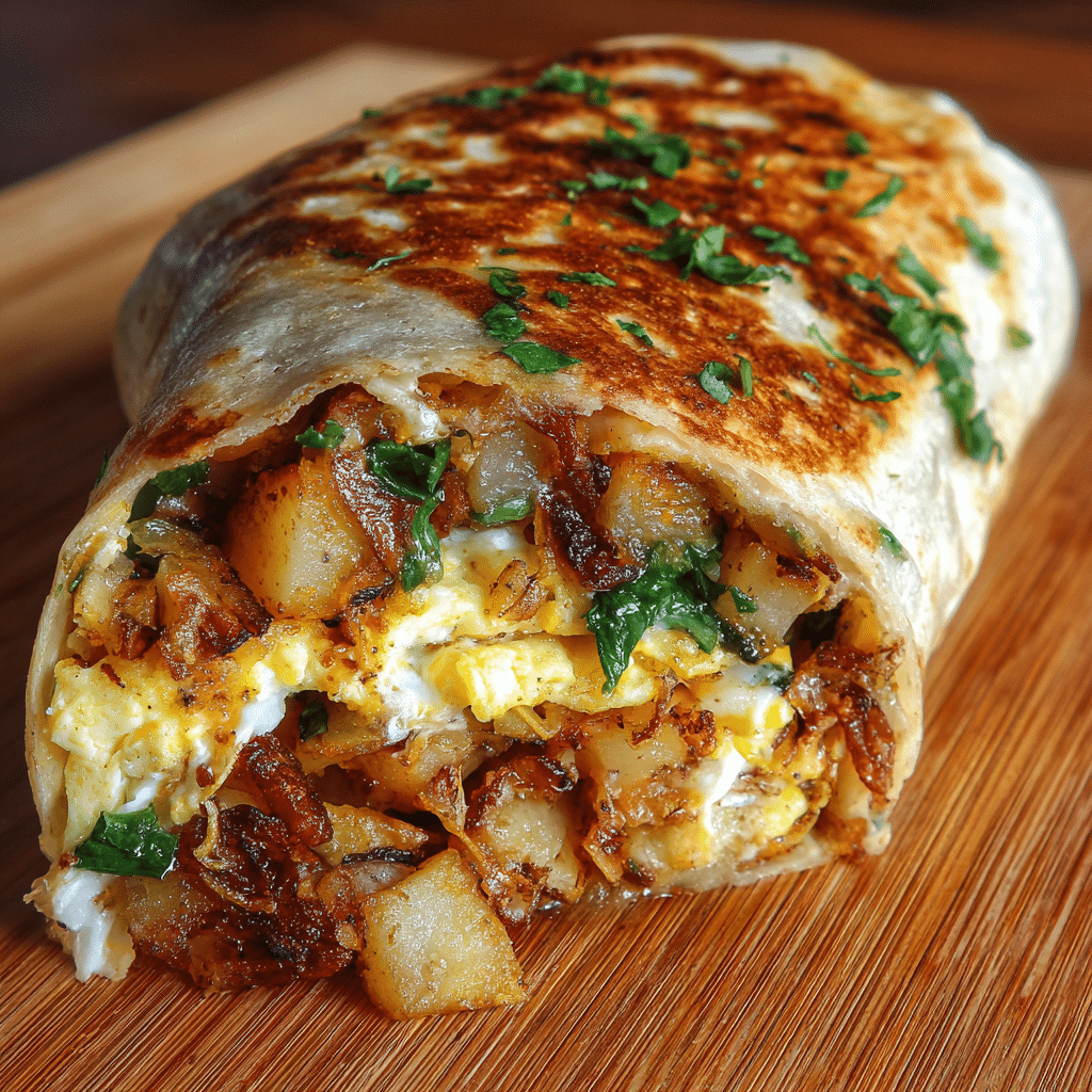 Crispy Potato Egg Wrap