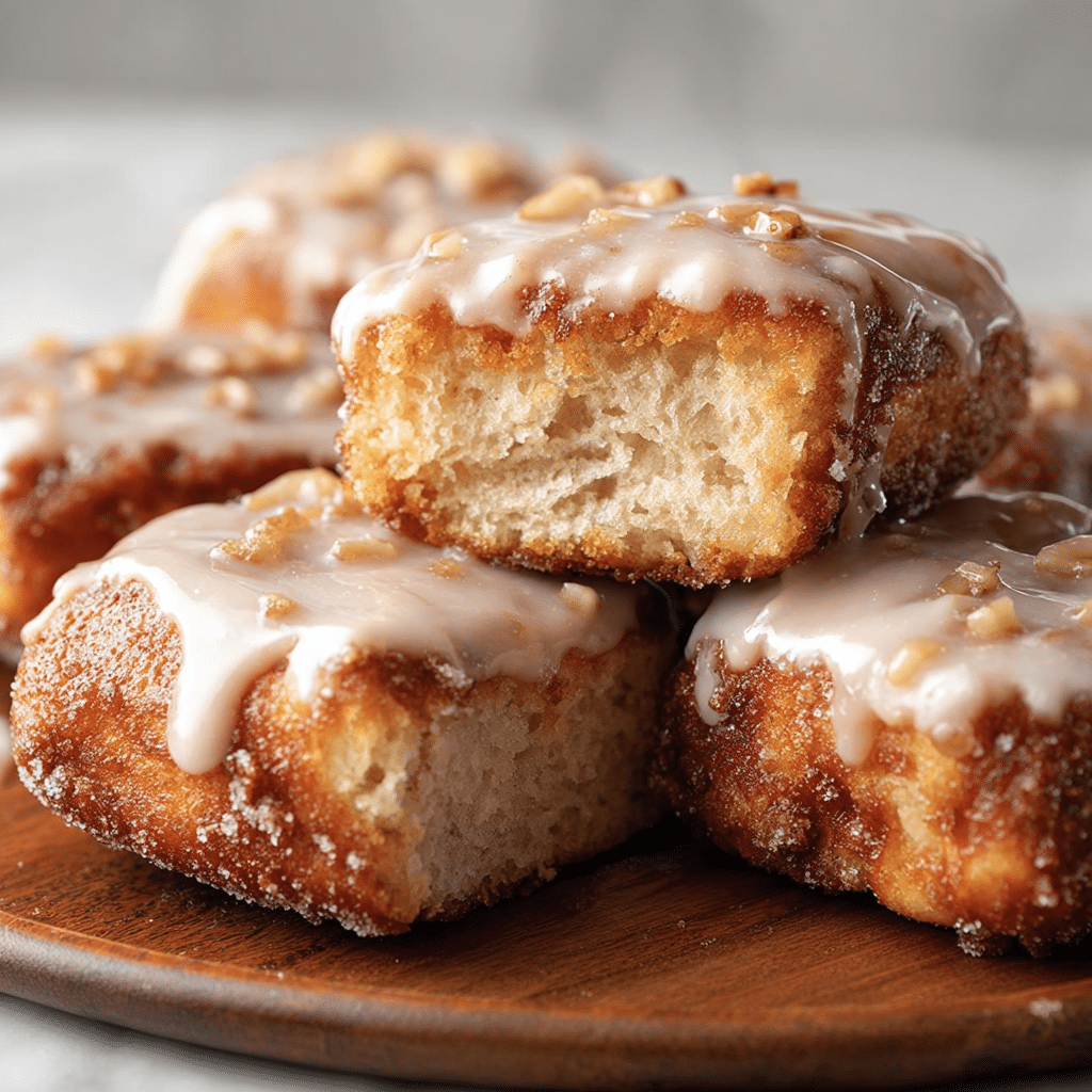Soft Baked Maple Donut Bars Recipe