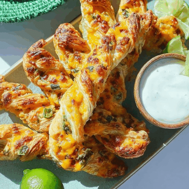 Super Bowl Jalapeño Popper Puff Pastry Twists