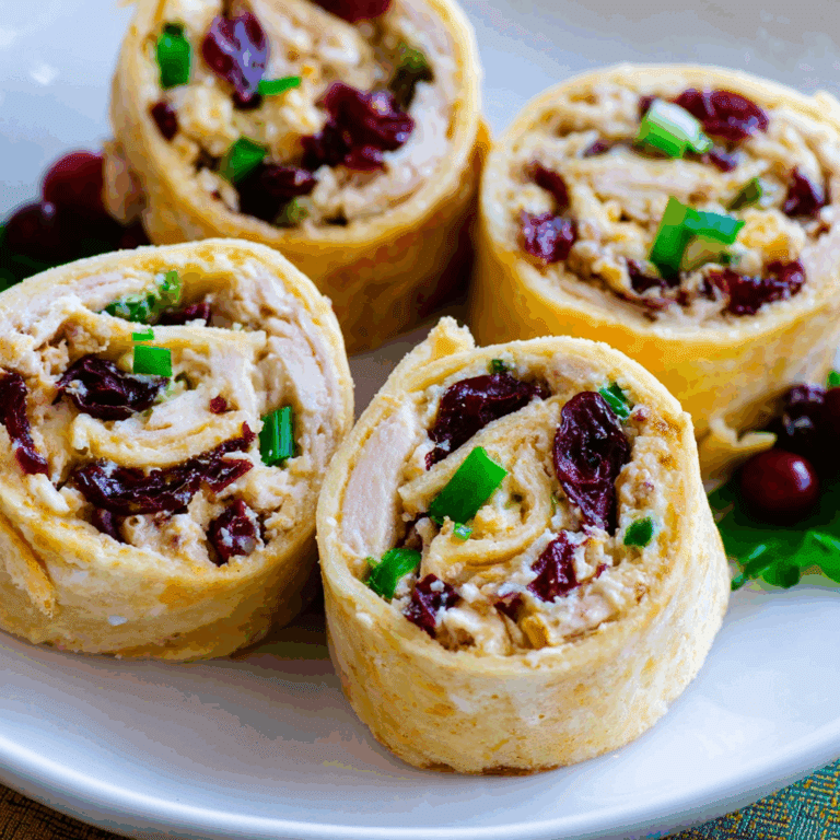 Delicious Christmas Cranberry Pinwheels